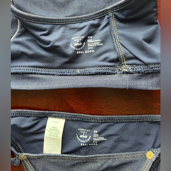 Aerie Scoop / Cheeky Bikini Set, Small bottoms/ Medium top - Picture 4 of 6